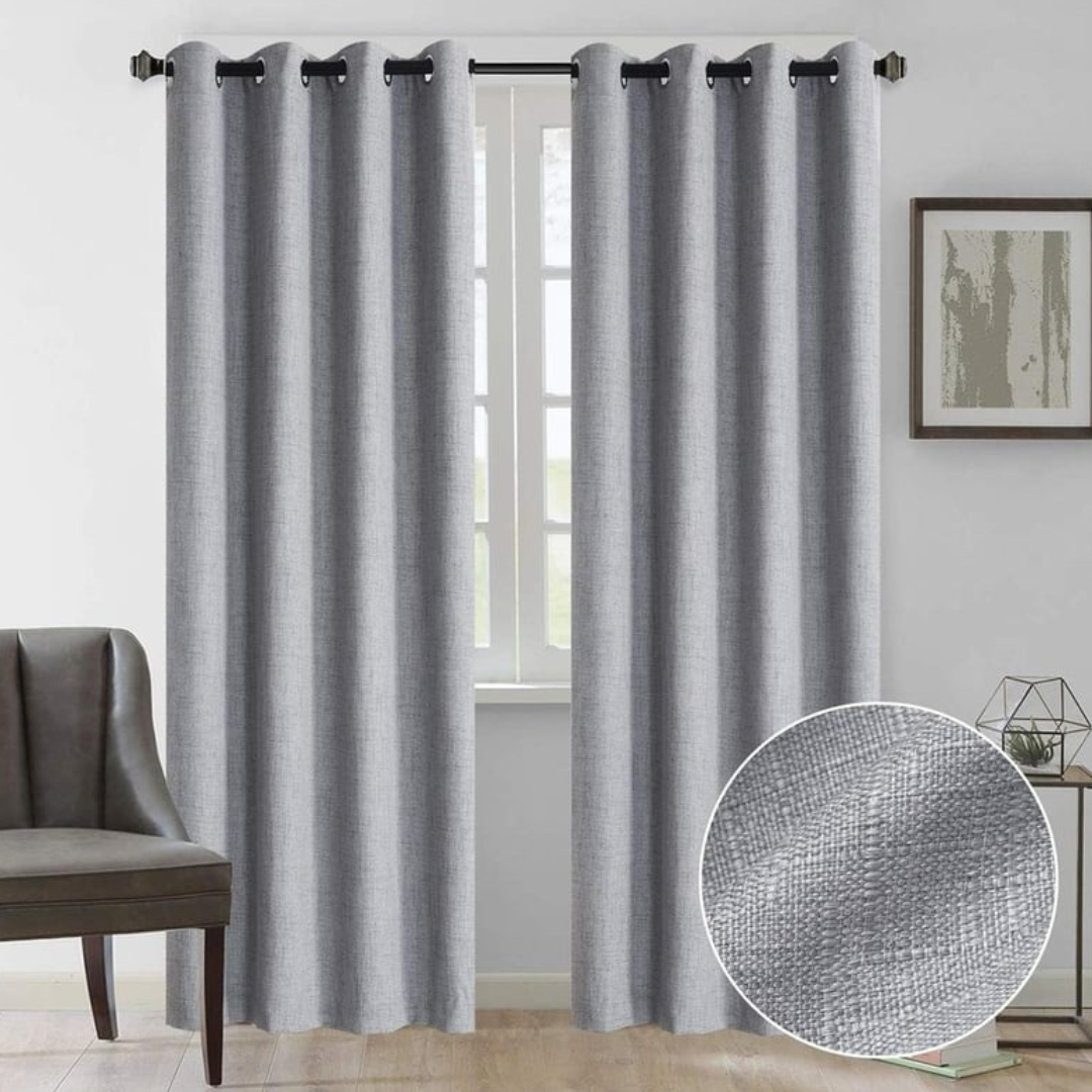 Cortina 100% Blackout Set 2 270x220 - Gris