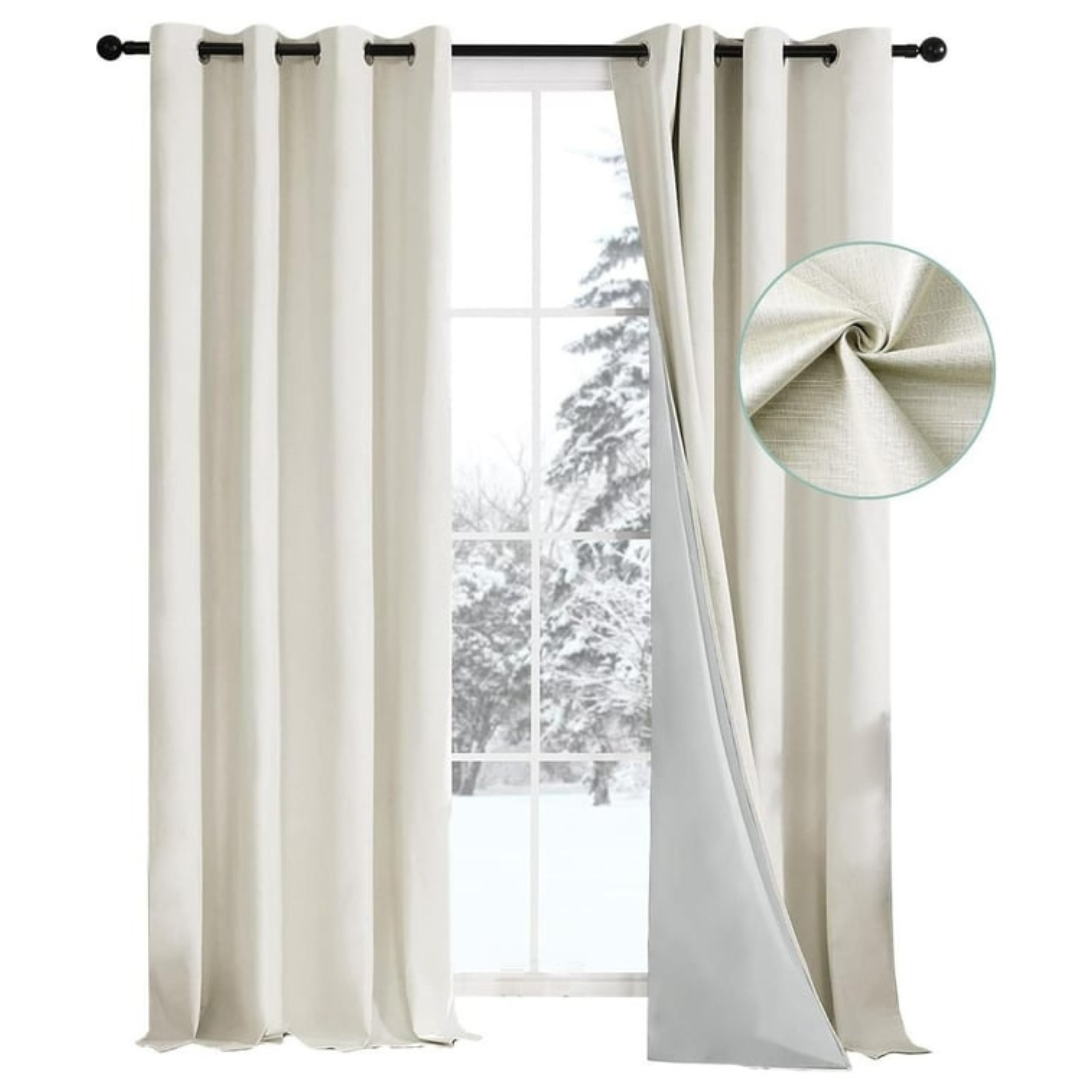 Cortina 100% Blackout Set 2 270x220 - Crema