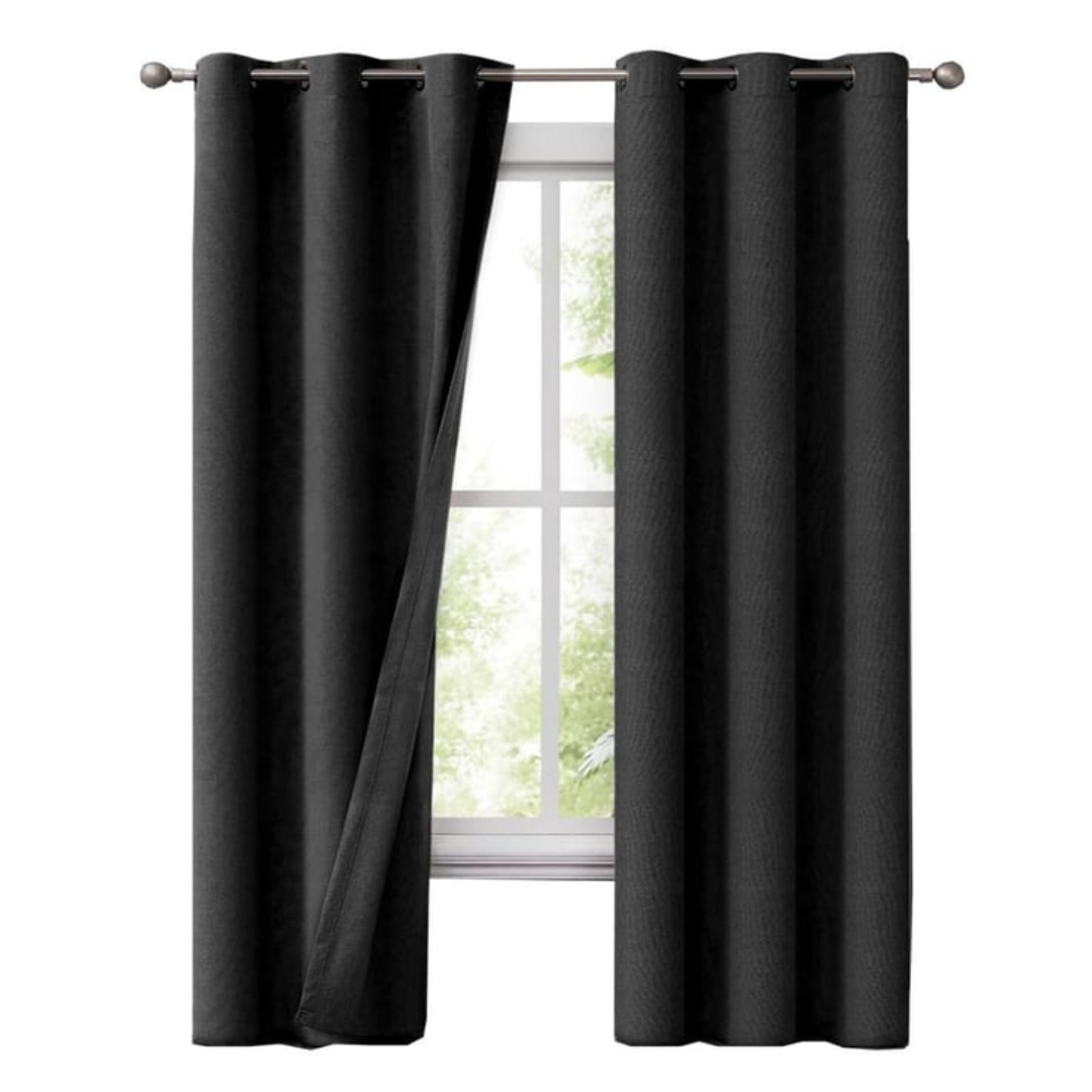 Cortina 100% Blackout Set 2 270x220 - Negra