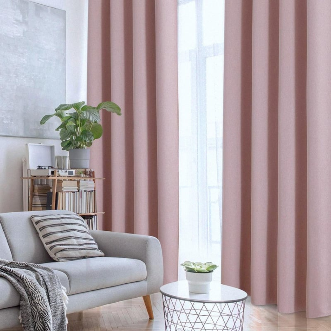 Cortina 100% Blackout Set 2 270x220 -Rosa