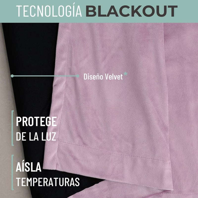 Cortina 100% Blackout Set 2 270x220 - Lila
