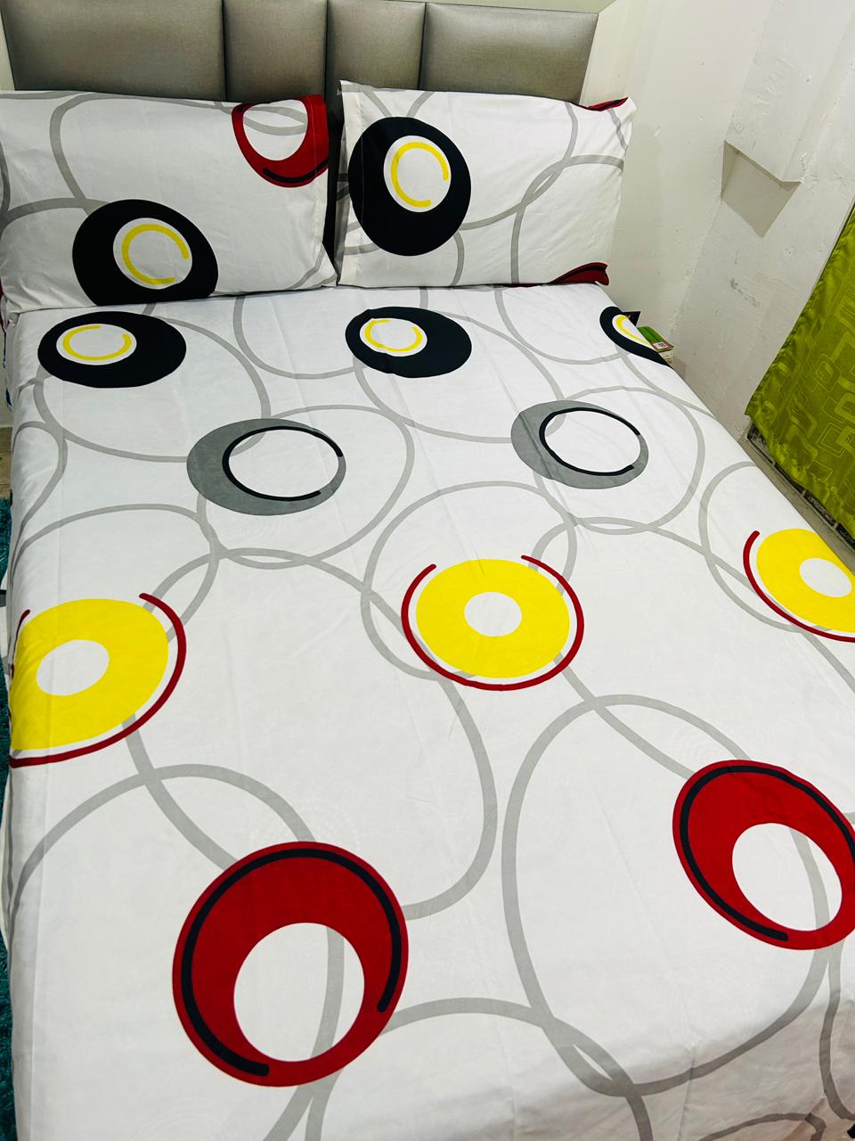 Juego Sábanas Poli algodón