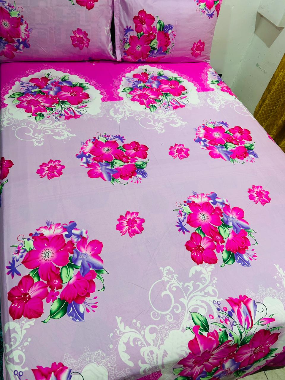 Juego Sábanas Poli algodón