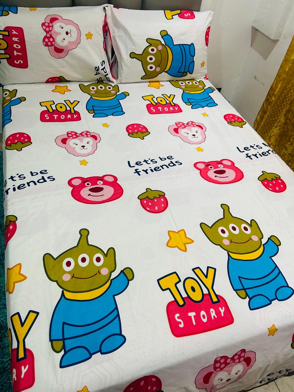 Juego Sábanas Poli algodón