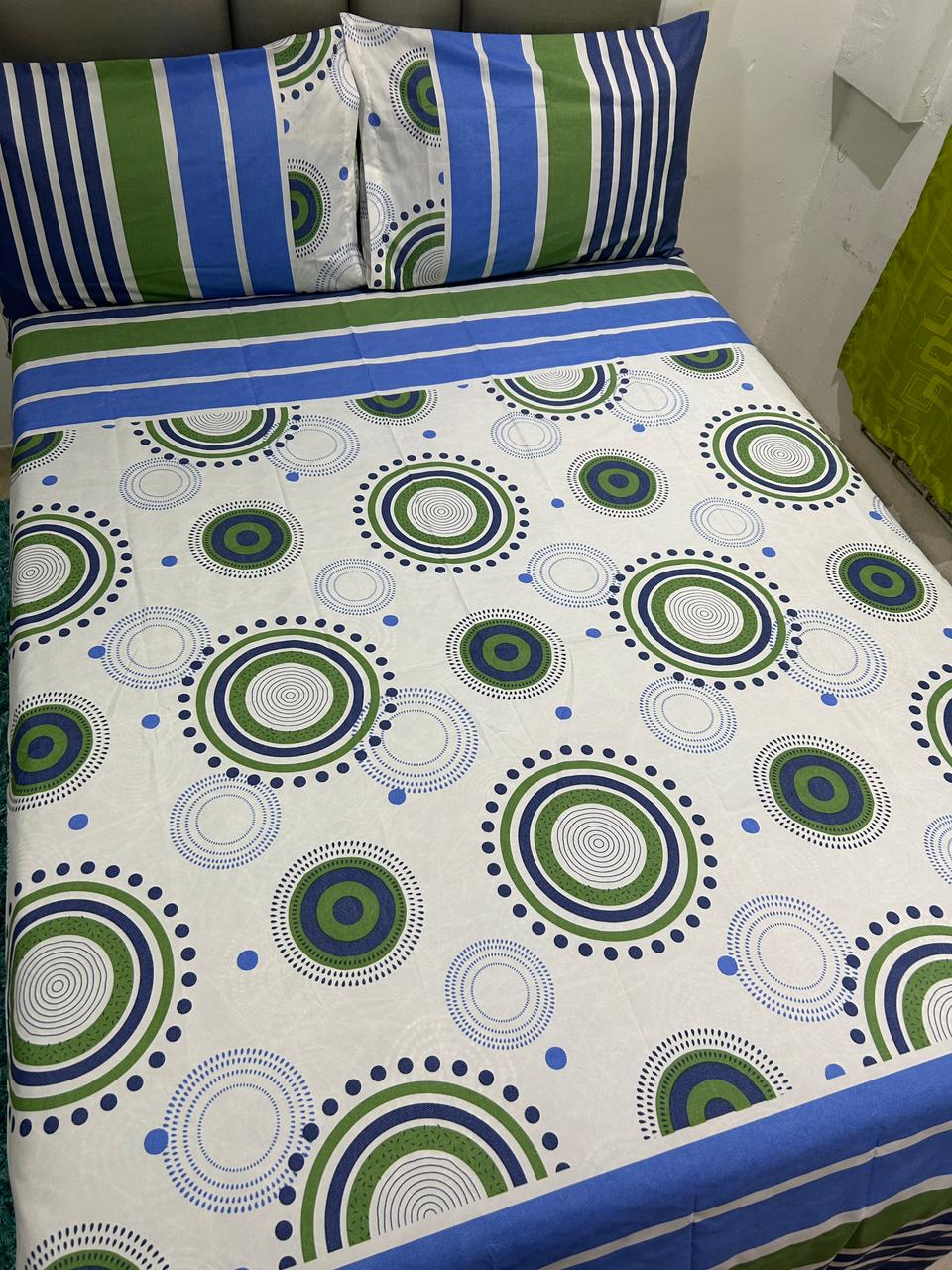 Juego Sábanas Poli algodón