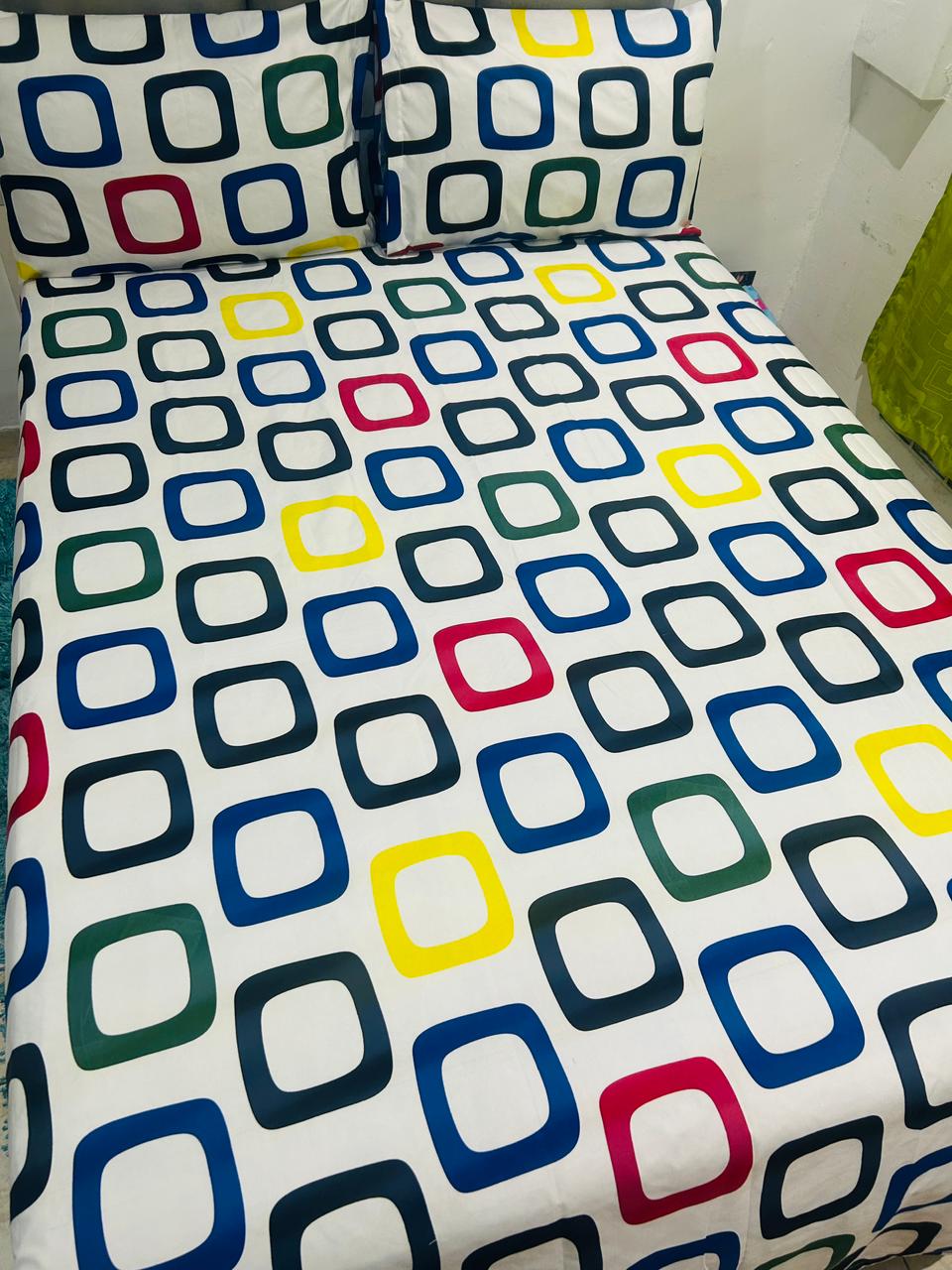 Juego Sábanas Poli algodón