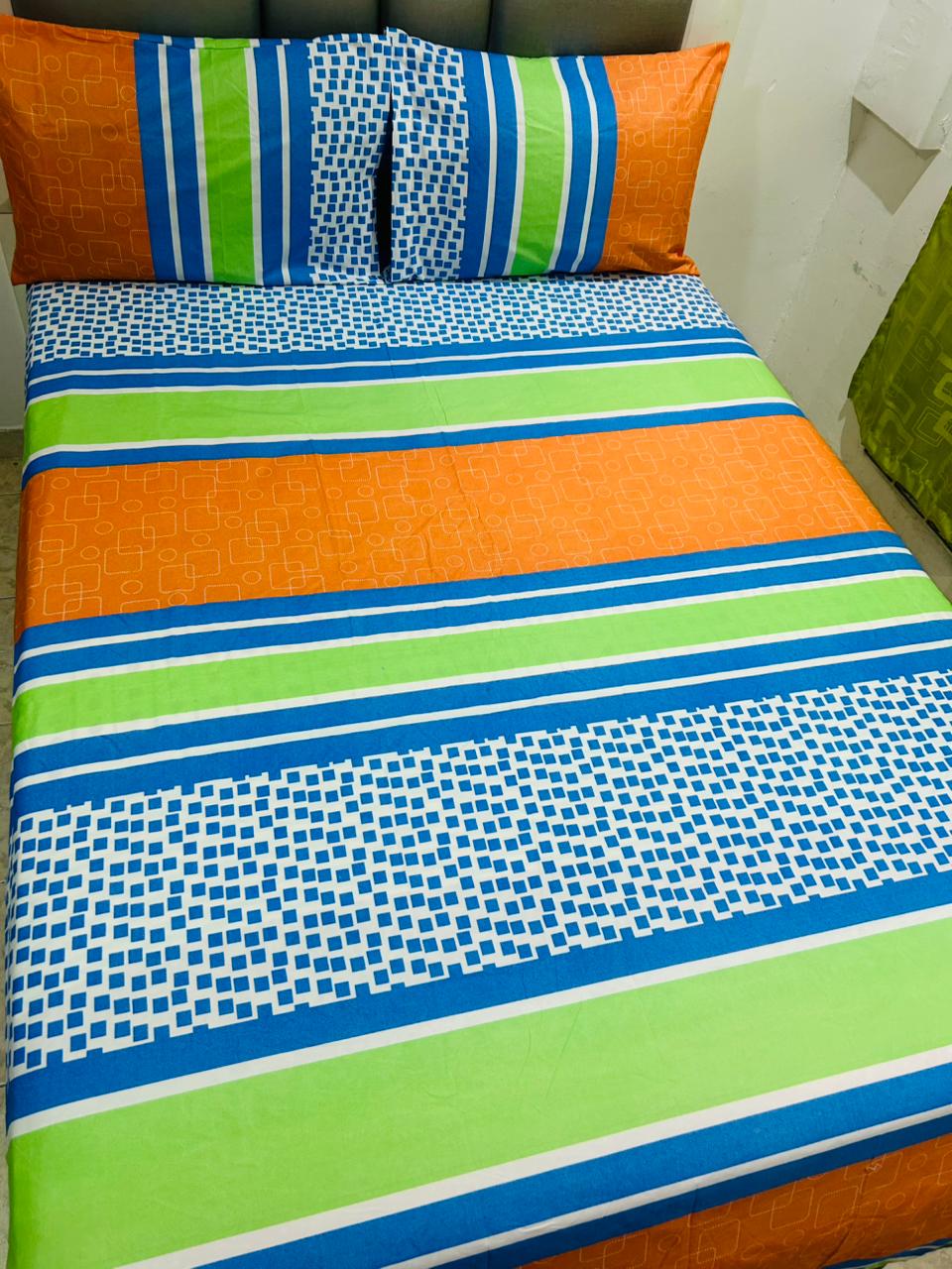 Juego Sábanas Poli algodón