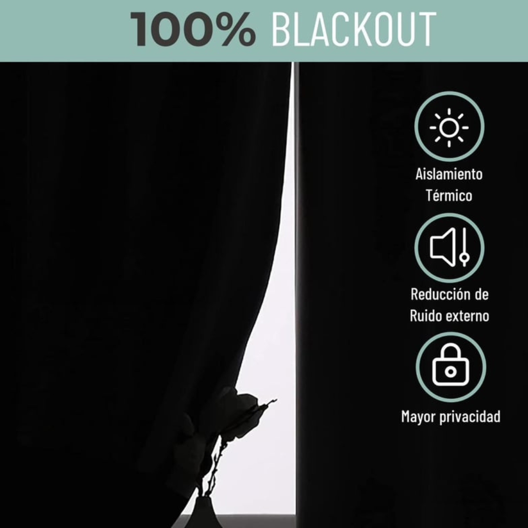 Cortina 100% Blackout Set 2 270x220 - Dorada
