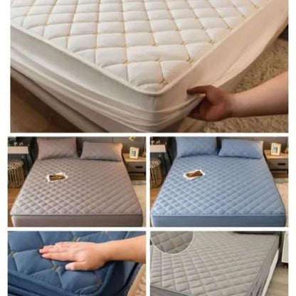 "¡Descansa sin preocupaciones! 🛌🚫 Oferta en protectores de colchón que lo protegen de todo 💧✨"